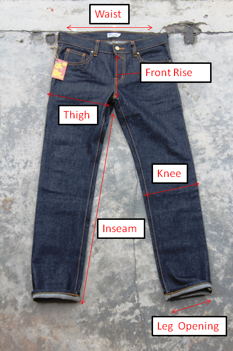 Fit Guide | cheese denim